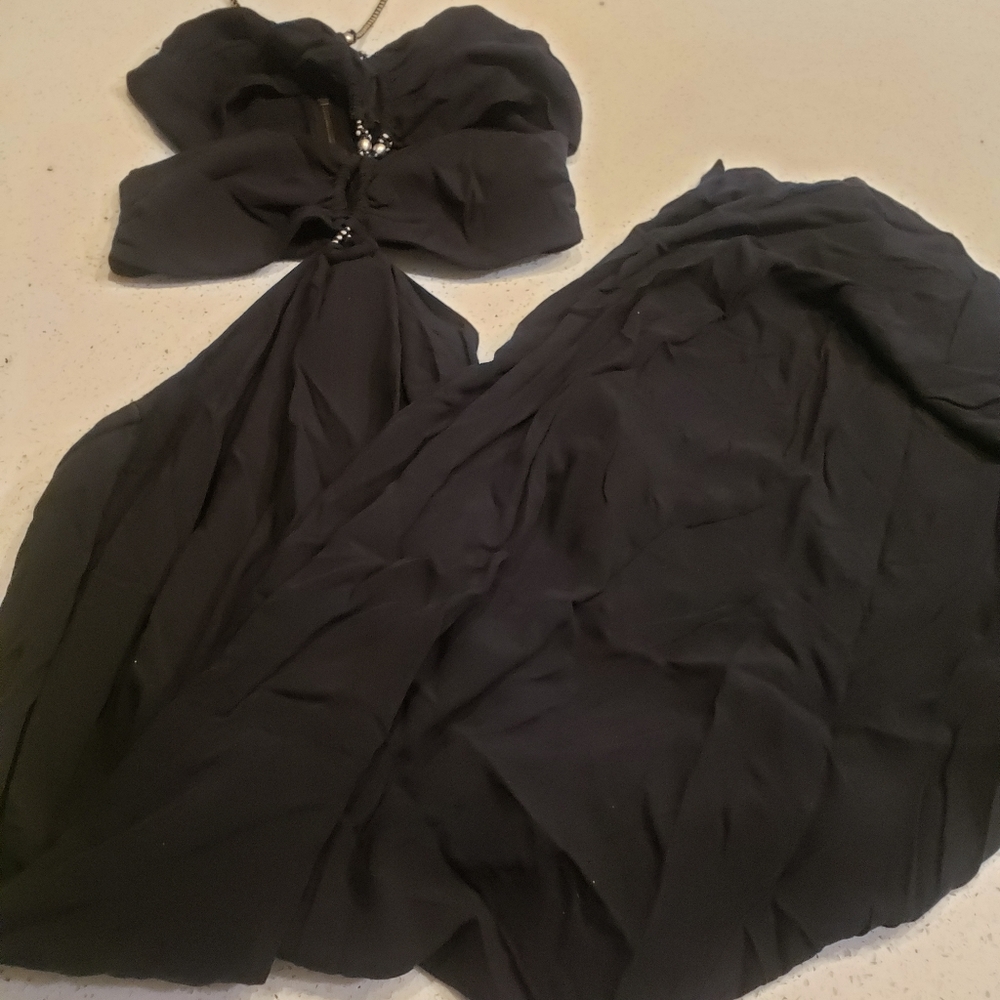 Vix Swimwear Luana Detail Long Dress in Black - Picture 11 of 12